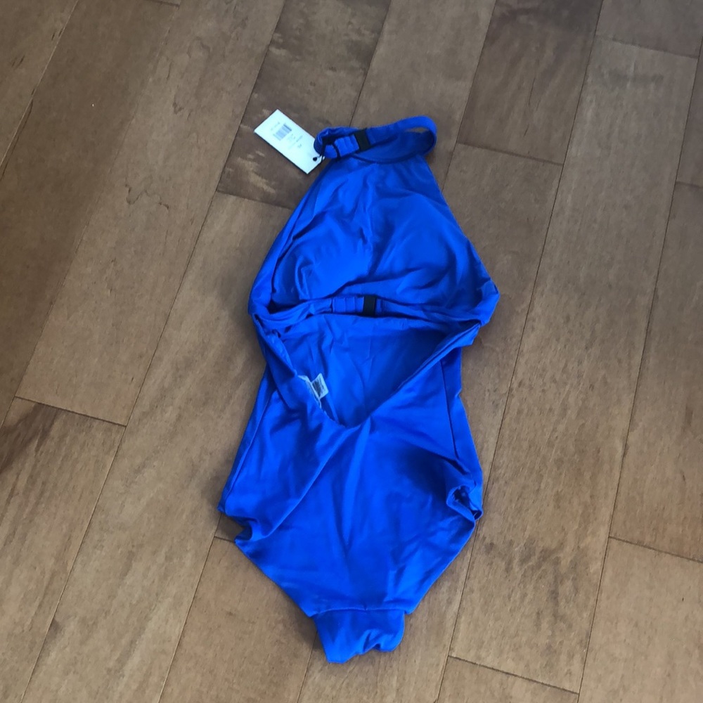 ONIA HEATHER ONE PIECE SWIMSUIT IN COBALT BLUE SIZE XSMALL NEW WITH TAGS - Picture 8 of 10